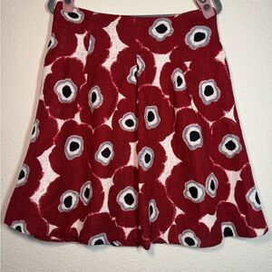 The Limited Red Floral Skirt